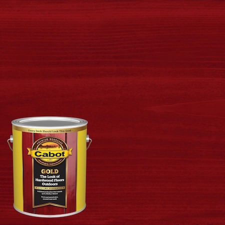 Cabot Gold Transparent Satin Fireside Cherry Oil-Based Alkyd Stain 1 gal 140.0003472.007